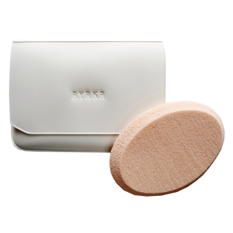 绫花提亮粉底霜用海绵粉扑